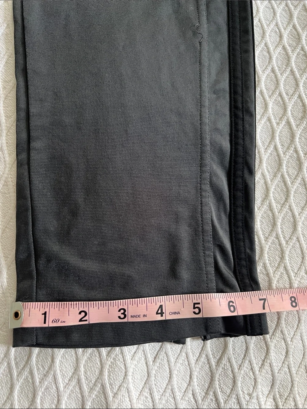 adidas Black Men's Track Pants with Side Stripes